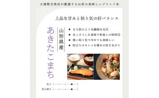 米 10kg 5kg×2袋 あきたこまち 令和5年産 2023年産 山形県産 無洗米 ob-akxxa10-m