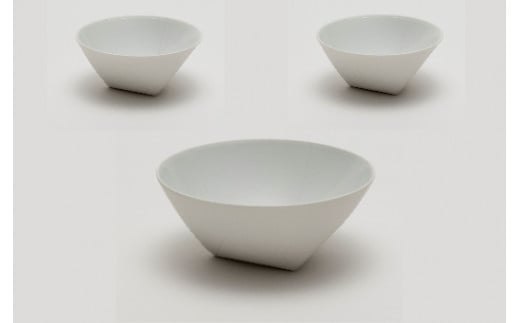 有田焼2016/Bowl 3個Set(White120×2、180×1)