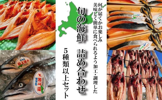 北海道産 旬 の お魚 5種 以上 豪華 お魚 魚 旬の魚 お楽しみ セット 詰め合わせ