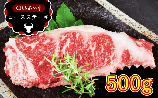 【定期便3回】 肥後の赤牛 ロースステーキ 500g 422003 - 熊本県玉名市