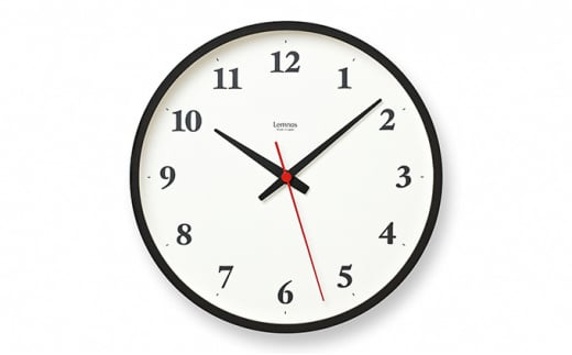 Plywood clock［電波時計］/ ブラウン（LC22-02W BW）[№5616-1027] 855784 - 富山県高岡市