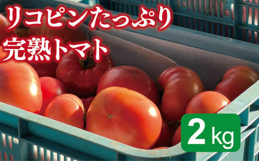リコピンたっぷり完熟トマト　２Kg 258090 - 福井県越前市