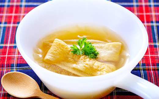 おすすめレシピ：切り板麩のオニオンスープ