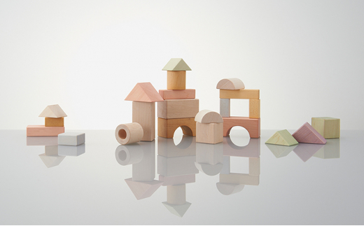 エドインター つみきのいえＭ 日本産 知育玩具 木製玩具 [№5786-4681