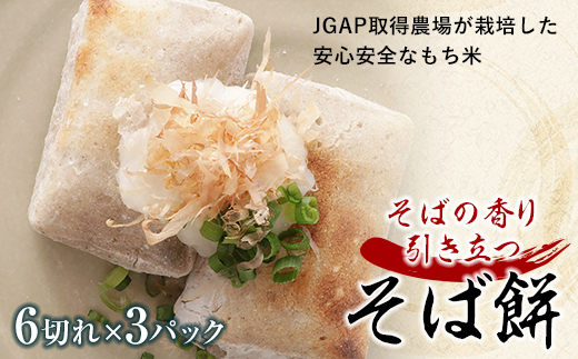 自家栽培 そばの香り引き立つ「そば餅」900g F21R-757 595699 - 福島県白河市