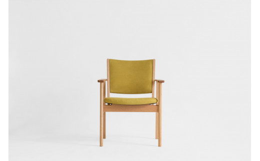 LIM Living Chair リムリビングチェア（ミズナラ）布座：オリーブ