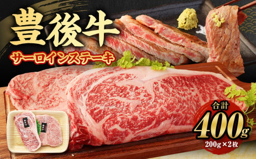 【大分県産】豊後牛 サーロイン ステーキ 400g (200g×2) 牛肉