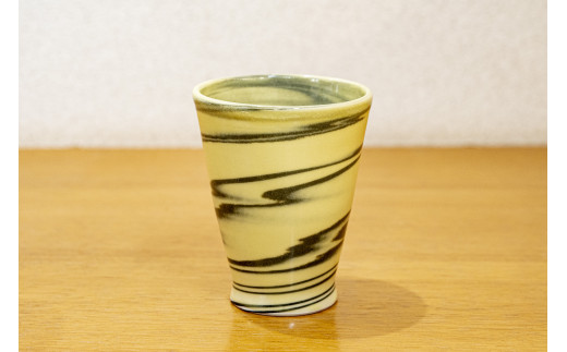 理創夢工房「白土練込みシリーズ/酎ハイカップ」[カラー:黄]