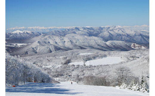 冬は白樺高原国際スキー場やしらかば2in1スキー場でスキーを楽しんでみませんか。（画像は白樺高原国際スキー場）