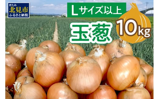 北海道北見市のふるさと納税 【2024年12月中お届け】玉葱 10kg Lサイズ以上 ( 玉ねぎ たまねぎ タマネギ 野菜 10キロ ふるさと納税 玉ねぎ生産量日本一 北見市産 )【148-0003-2024】