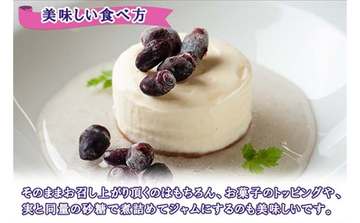 冷凍のままスムージーやアイスクリーム等のお菓子のトッピングに利用できたり、アレンジ自在です。