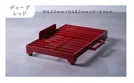 ドロップボード ディープレッド[K00-005-04] ドロップボード セミオーダー 鉄小物 手作業