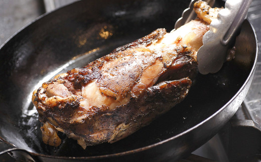「佐助豚」セット(2名分) パテ・ド・カンパーニュ と 骨付き すね肉 の コンフィ