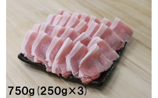 村で唯一のお肉屋さん 小平精肉店の豚肉 豚ロース肉 750g(250g×3パック)
