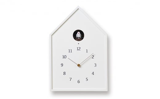 Birdhouse Clock / ホワイト（NY16-12 WH）レムノス Lemnos 時計[№5616-1040] 855842 - 富山県高岡市