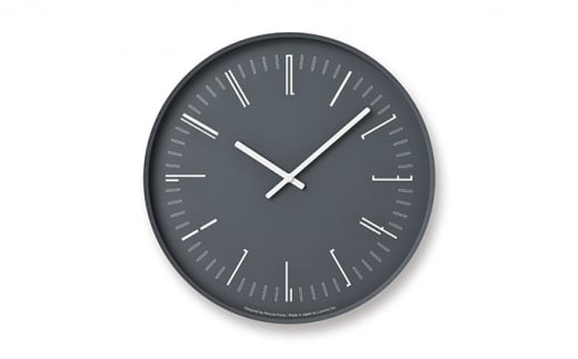 Draw wall clock / ブラック（KK18-13 BK）レムノス Lemnos 時計[№5616-1036] 855838 - 富山県高岡市