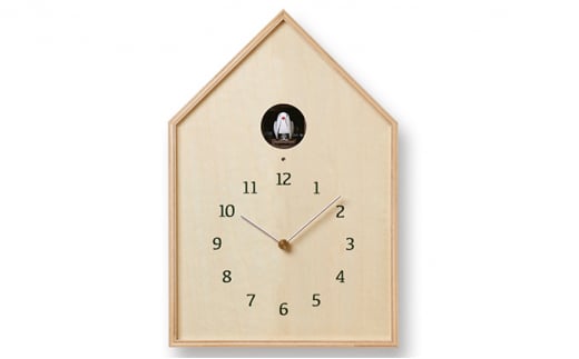 Birdhouse Clock / ホワイト（NY16-12 WH）レムノス Lemnos 時計[№5616