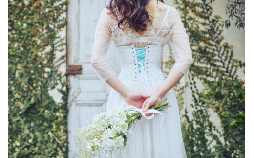 【君津市製】Enchanted corset ミスグレース 色：ホワイトブーケ XLサイズ 日本製 コルセット 555260 - 千葉県君津市
