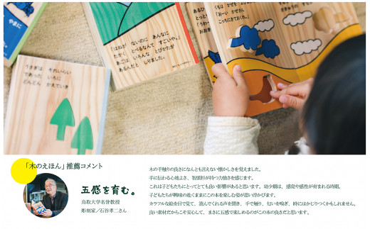 978 木のえほん5巻セット（木箱付き） 絵本 - 鳥取県鳥取市｜ふるさと 