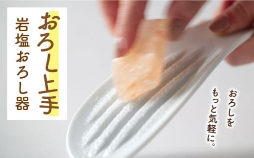 【美濃焼】おろし上手 岩塩おろし器【ヤマ忠木股製陶】 調理器具 キッチンツール 塩 [MDB005] 730829 - 岐阜県土岐市