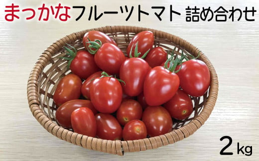 まっかなフルーツトマト詰め合わせ　2kg【完熟トマト 樹上完熟】