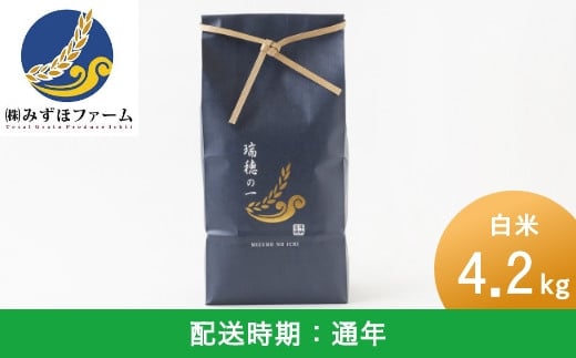 E410-42 みずほファーム 「瑞穂の一 ～撰sen～」4.2kg - 福岡県うきは