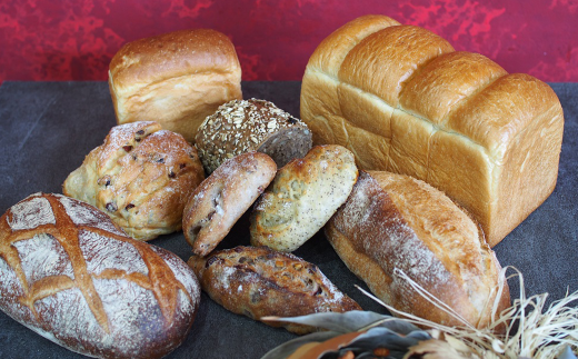 熊本県産 小麦と自然酵母の食事パン セット