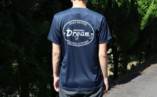 ネイビーllサイズ レンタルボート ドリーム オリジナル Tシャツ 池原ダム バス釣り Dream 奈良県下北山村 ふるさとチョイス ふるさと納税サイト