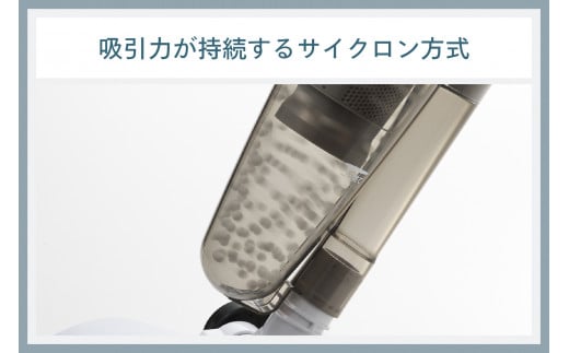 新潟県燕市のふるさと納税 ツインバード サイクロンスティック型クリーナー ( TC-E123SBK ) 掃除機 家電
