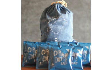 オリジナル巾着付　マイボトル用　水出しコーヒーバッグ 　8袋（個包装タイプ） 507304 - 広島県尾道市