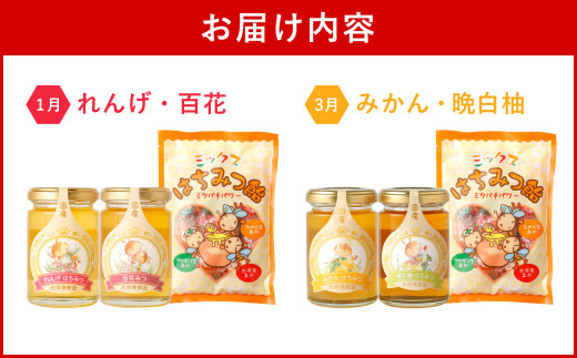 【定期便 年6回 奇数月】蜂蜜165g×12種類が味わえる+蜂蜜あめ袋