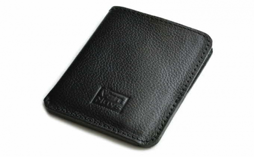 VanNuys 胸ポケットに入る薄型ランチ財布兼薄型名刺ケース　ブラック 1271626 - 徳島県松茂町