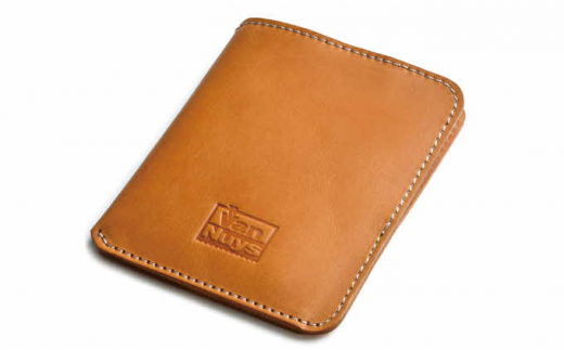 VanNuys 胸ポケットに入る薄型ランチ財布兼薄型名刺ケース　キャメル 1271627 - 徳島県松茂町