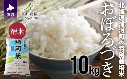 特別栽培米「おぼろづき10kg」を「精米」してお届けします！