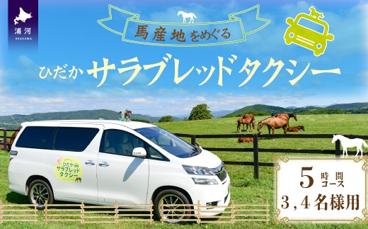 牧場や馬関連の施設を巡るオーダーメイドのタクシー観光プログラムです。