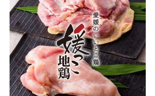 媛っこ地鶏のモモ肉 ムネ肉 ササミ肉3点セット 約1～1.3kg