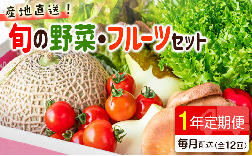 産地直送 旬の野菜 フルーツセット 1年間定期便 毎月お届け 全12回おまかせ詰合せ レシピ付 宮崎県産 F6 宮崎県新富町 ふるさとチョイス ふるさと納税サイト