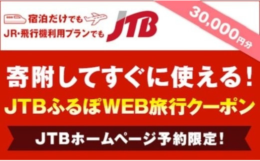  [鳥取県]JTBふるぽWEB旅行クーポン 30000円