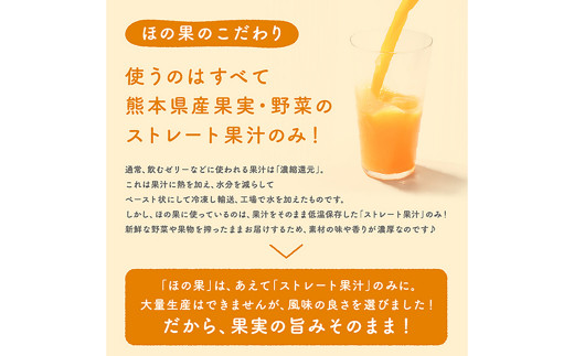 お水やさんの 自然 派 ゼリー ほの果 12個 セット 果物 天然水