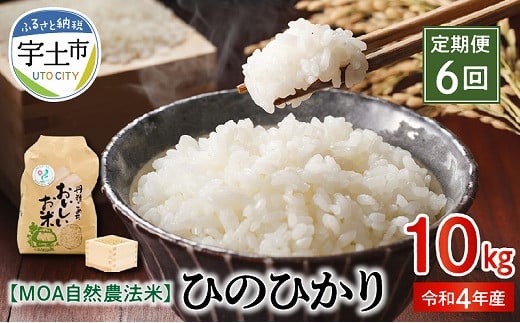 15-527_2 【定期便6回】那須自然農園 令和4年産米 MOA自然農法米「ひのひかり」玄米10㎏ 422668 - 熊本県宇土市