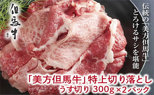 但馬牛特上切り落とし 300g×2P(うす切り)【1073838】