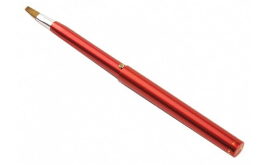 熊野化粧筆　押出式携帯リップブラシ赤TRO-05 433690 - 広島県熊野町
