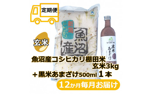 玄米甘酒【特別栽培米コシヒカリ、湧水使用】濃縮タイプ500ml×2本