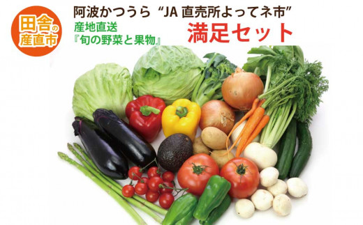 阿波かつうら 農産物満足セット 782704 - 徳島県勝浦町