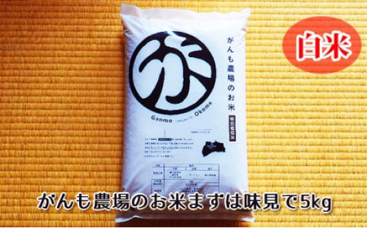 令和四年産 がんも農場のお米まずは味見で5kg 白米 出荷開始 22年10月5日 23年9月22日 長野県佐久市 ふるさとチョイス ふるさと納税サイト