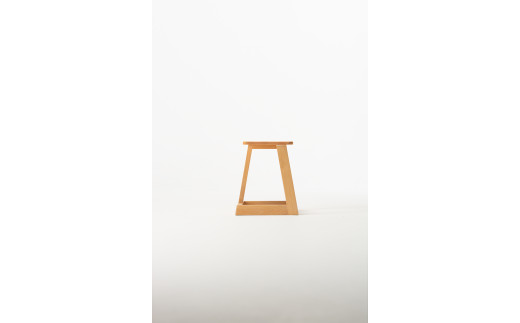 [大雪木工]はんの木の家具 スタッキングスツール(布座:グリーン)◆高島屋選定品◆