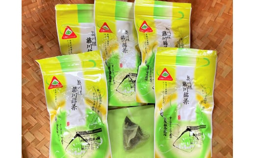 川根本町産川根銘茶農家ならでは三角網でよく出る本格煎茶ティバック５本（たっぷり１００個入）