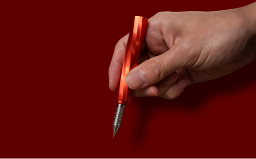 №5308-0119]筆記具 金属つけペン ペン軸 クラシカルスパイラル（ペン先