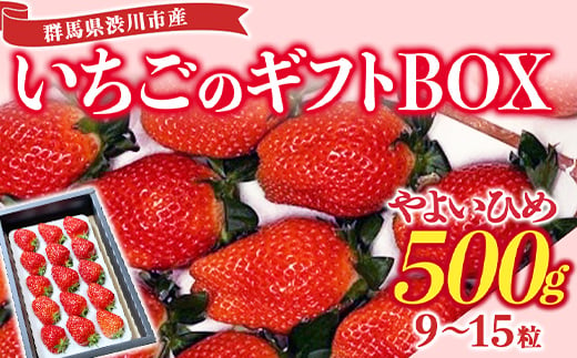 群馬県渋川市産 いちご「やよいひめ」ギフトBOX いちご イチゴ 苺
