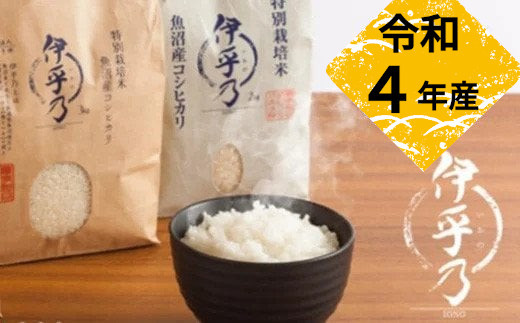 r05-A3004 魚沼産コシヒカリ特別栽培米「伊乎乃」3kg 白米 魚沼 米